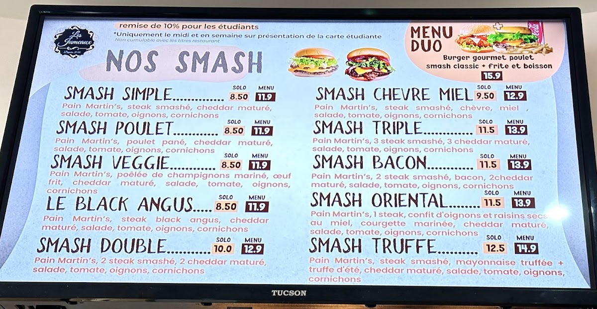 Smash Gourmet Photo Menu 4