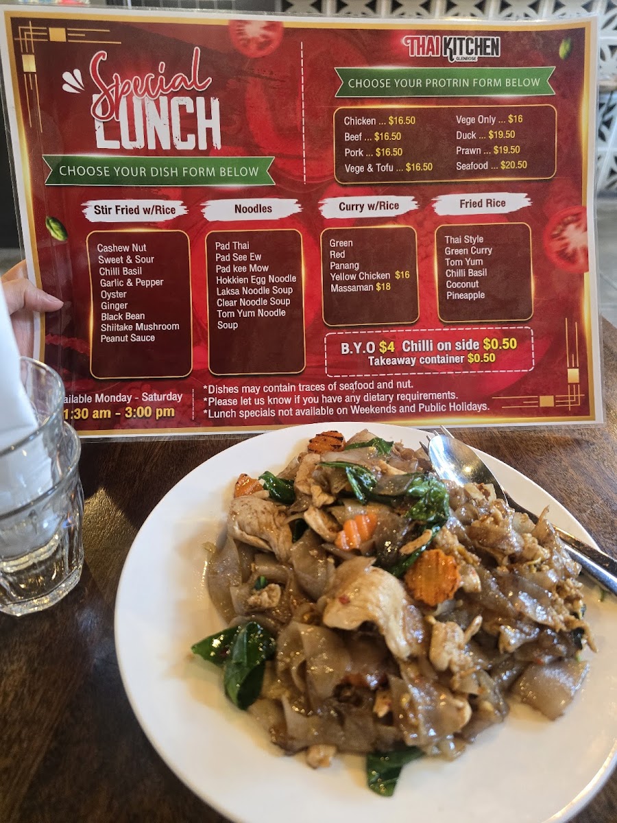 Thai Kitchen Glenrose Photo Menu 3