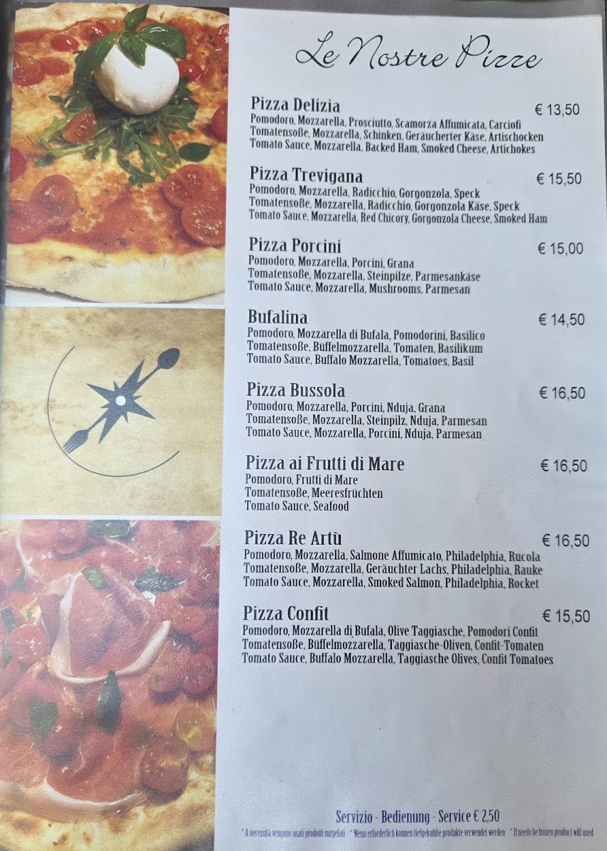 Bussola Photo Menu 1