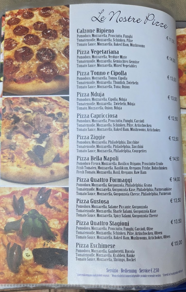 Bussola Photo Menu 3