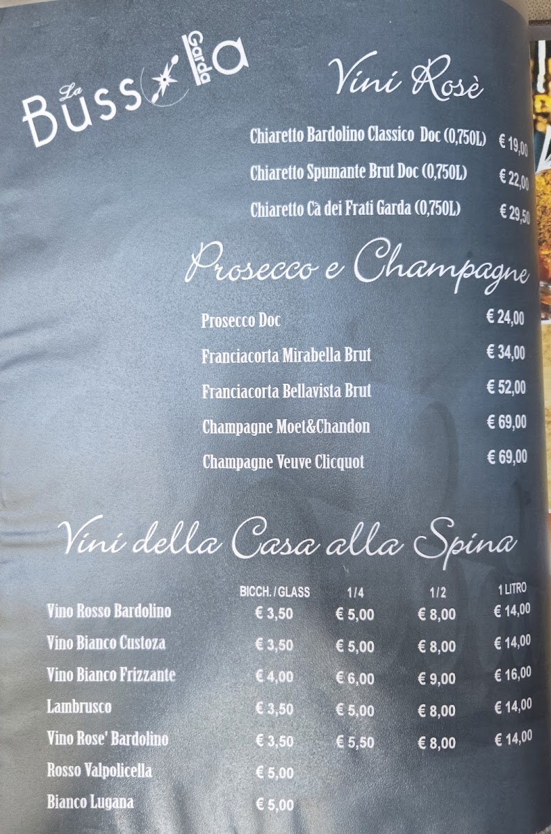 Bussola Photo Menu 5