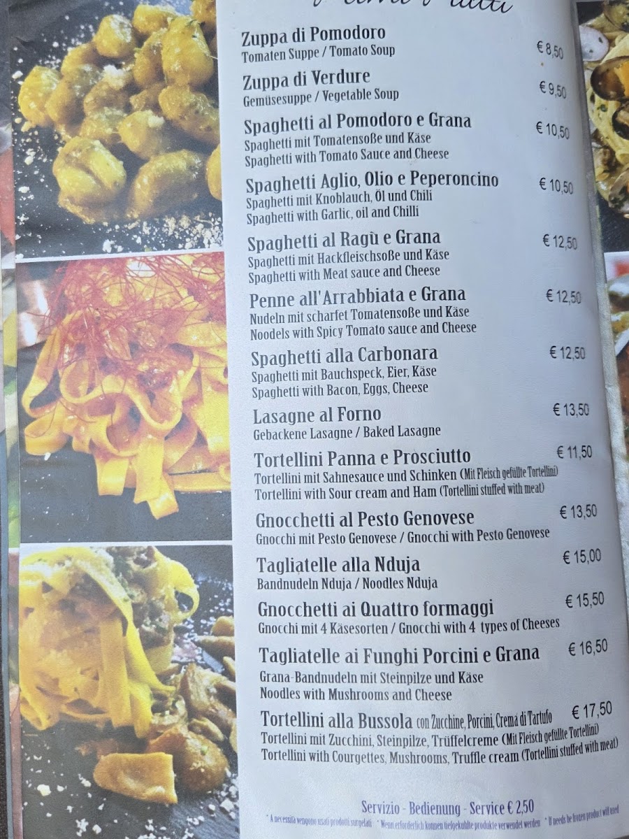 Bussola Photo Menu 7