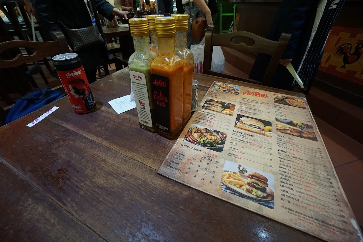 Piri-Piri Flaming Chicken Don Muang Photo Menu 10