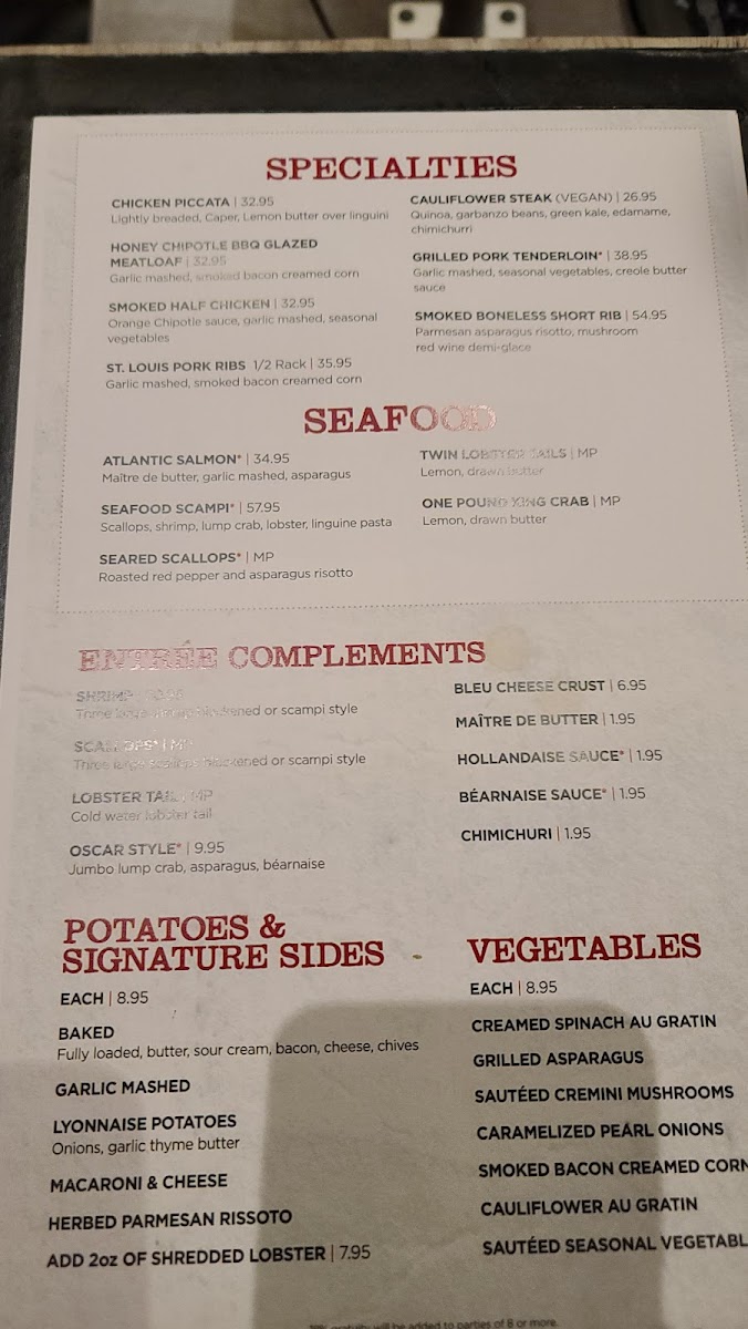 Chop, Block & Brew Photo Menu 3