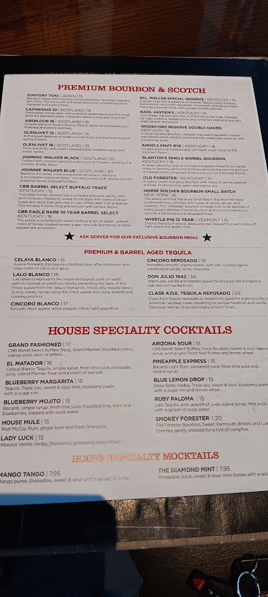 Chop, Block & Brew Photo Menu 8