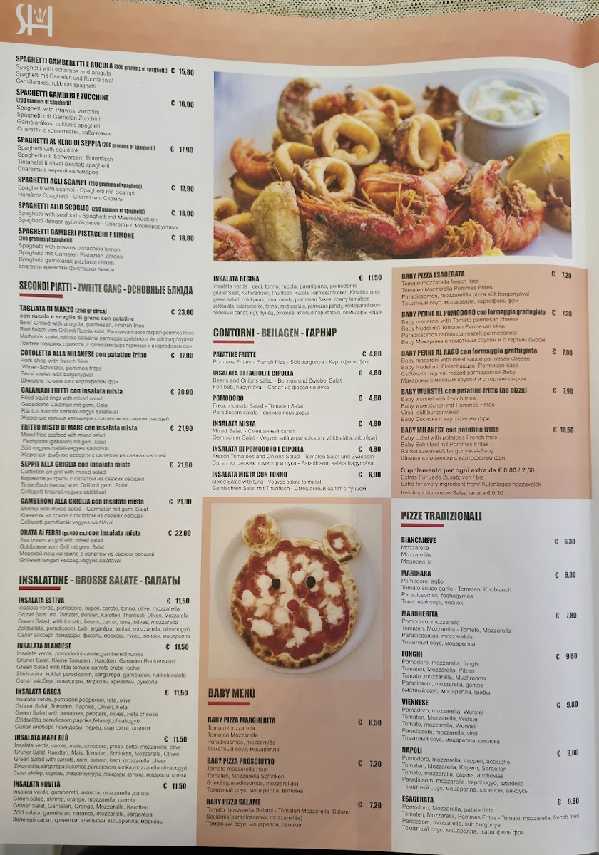 Spaghetti Haus bibione Photo Menu 3