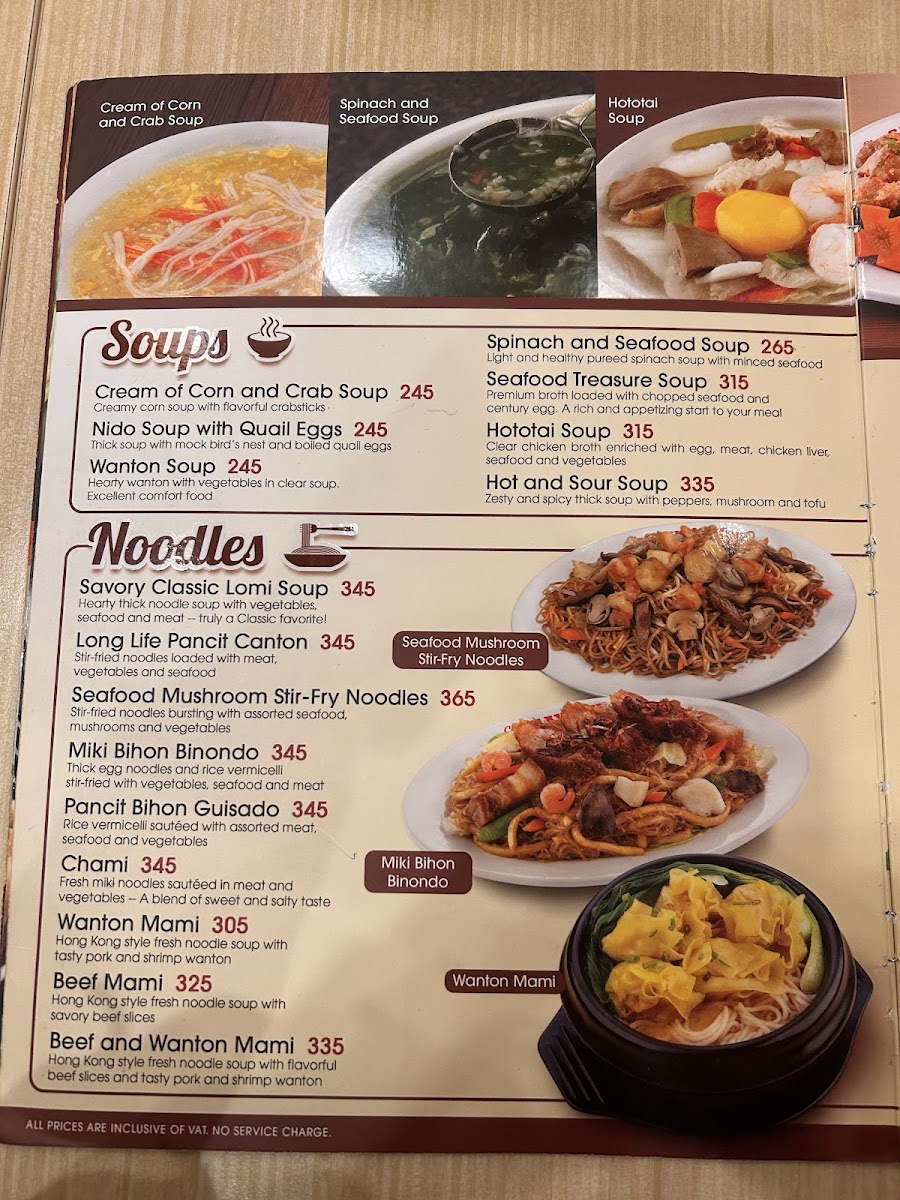 Classic Savory - SM City Baguio Photo Menu 1