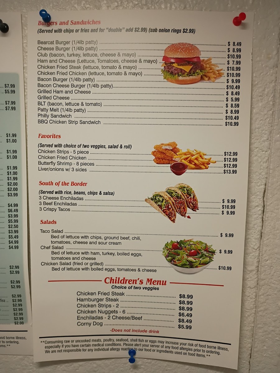 Aledo Diner Photo Menu 1