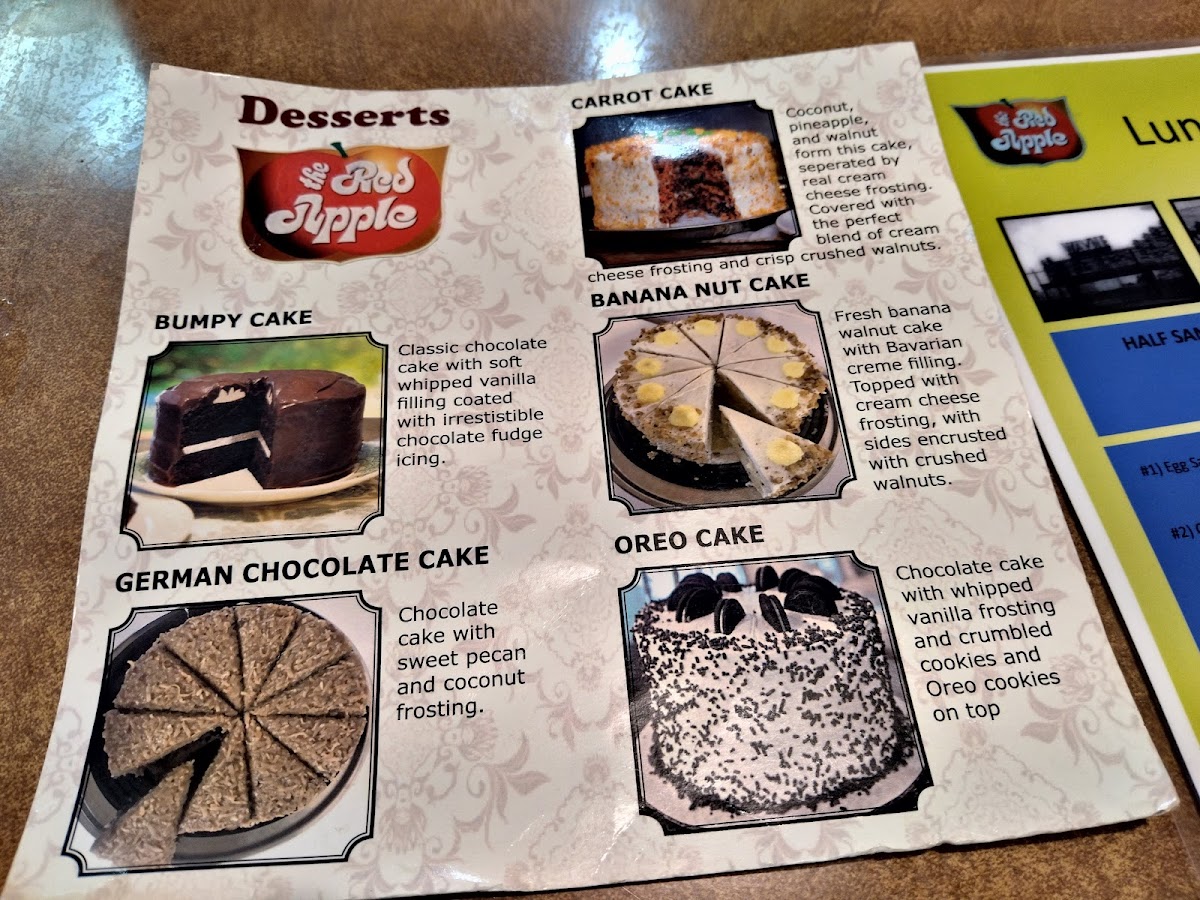 Red Apple Restaurant Photo Menu 3