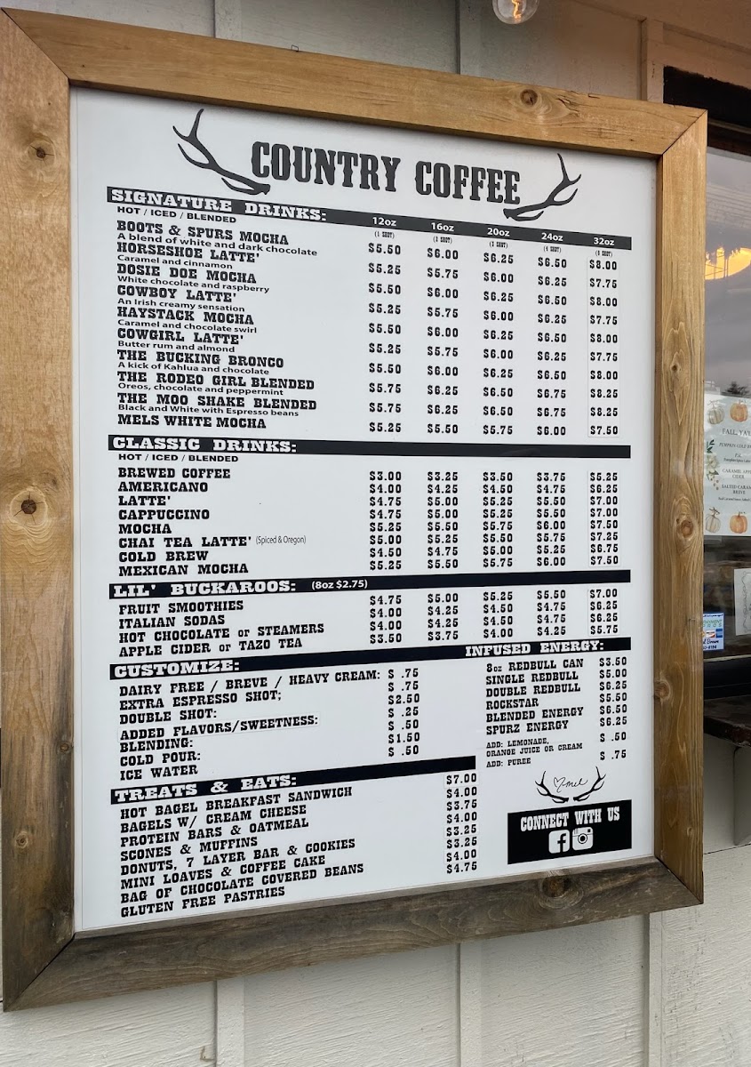 Country Coffee Columbia Blvd Photo Menu 2