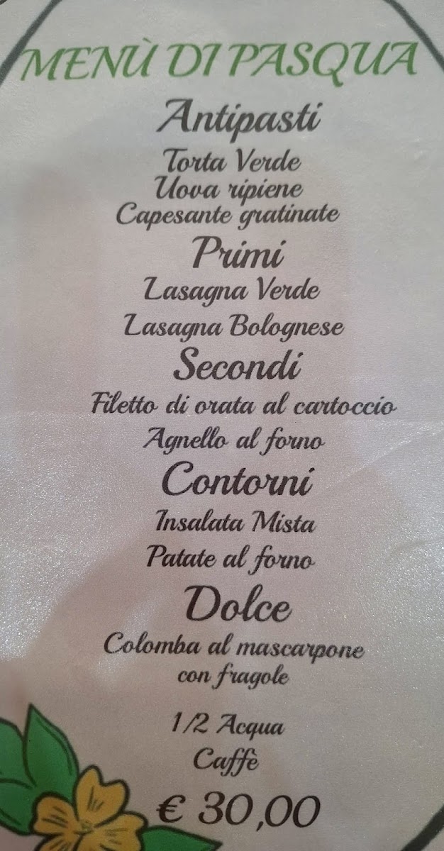 Cafe' Caravaggio Photo Menu 1