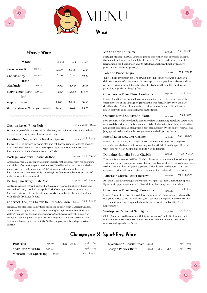 Kyoto Restaurant Photo Menu 5