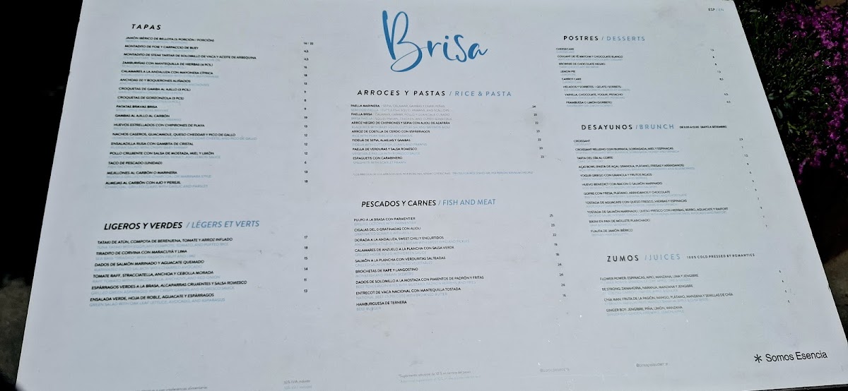 Restaurant Brisa Photo Menu 8
