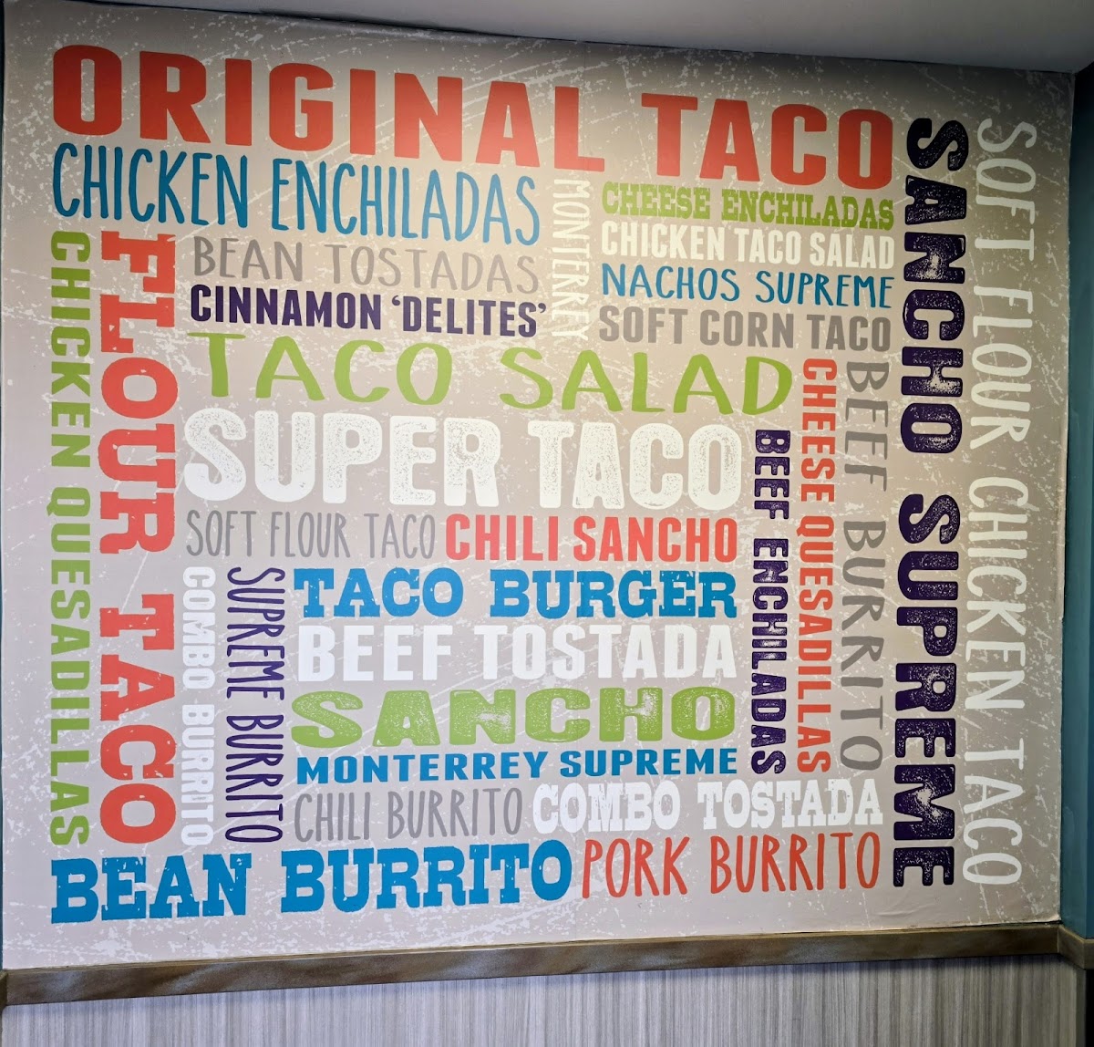 Taco Shop Photo Menu 4