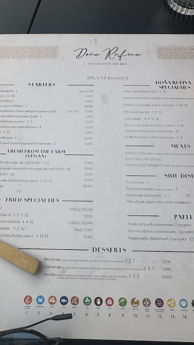 Restaurante Doña Rufina Photo Menu 4