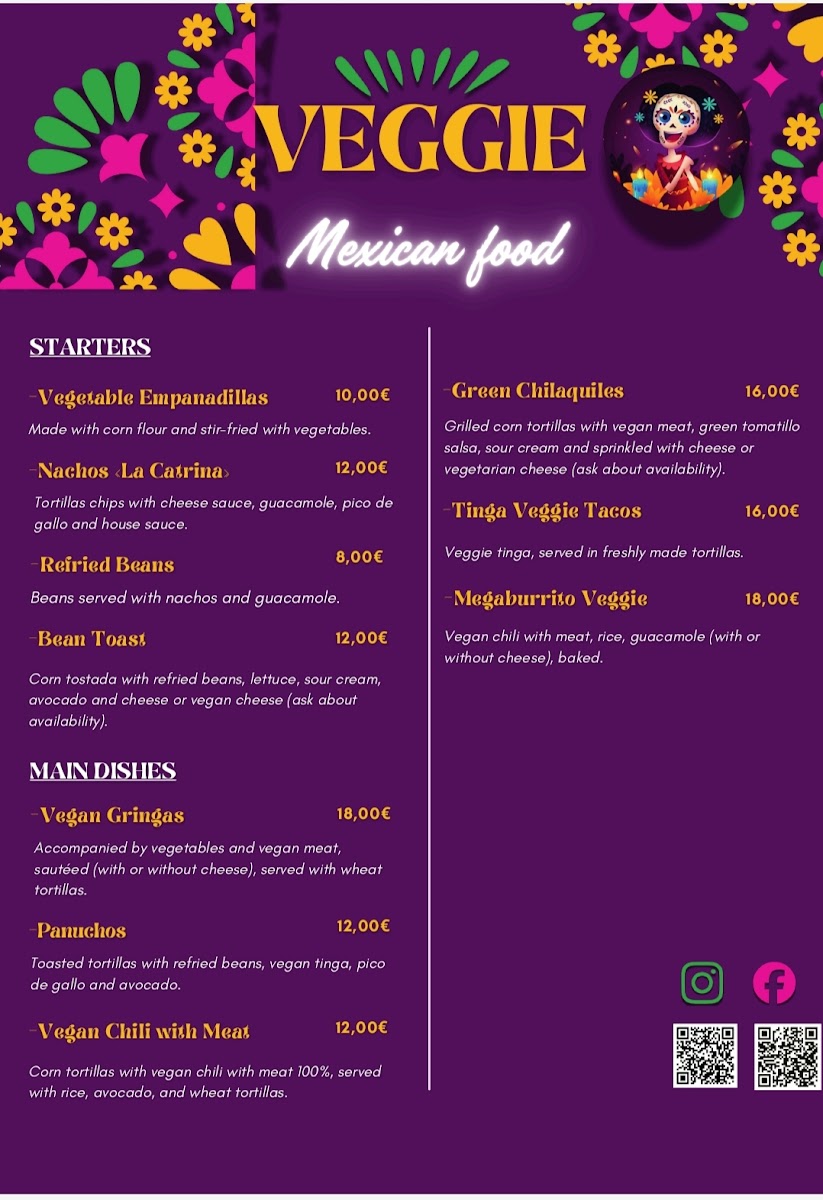 Restaurante Mexicano La Catrina Photo Menu 1