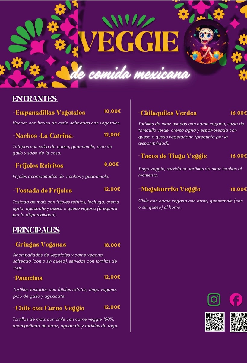 Restaurante Mexicano La Catrina Photo Menu 2