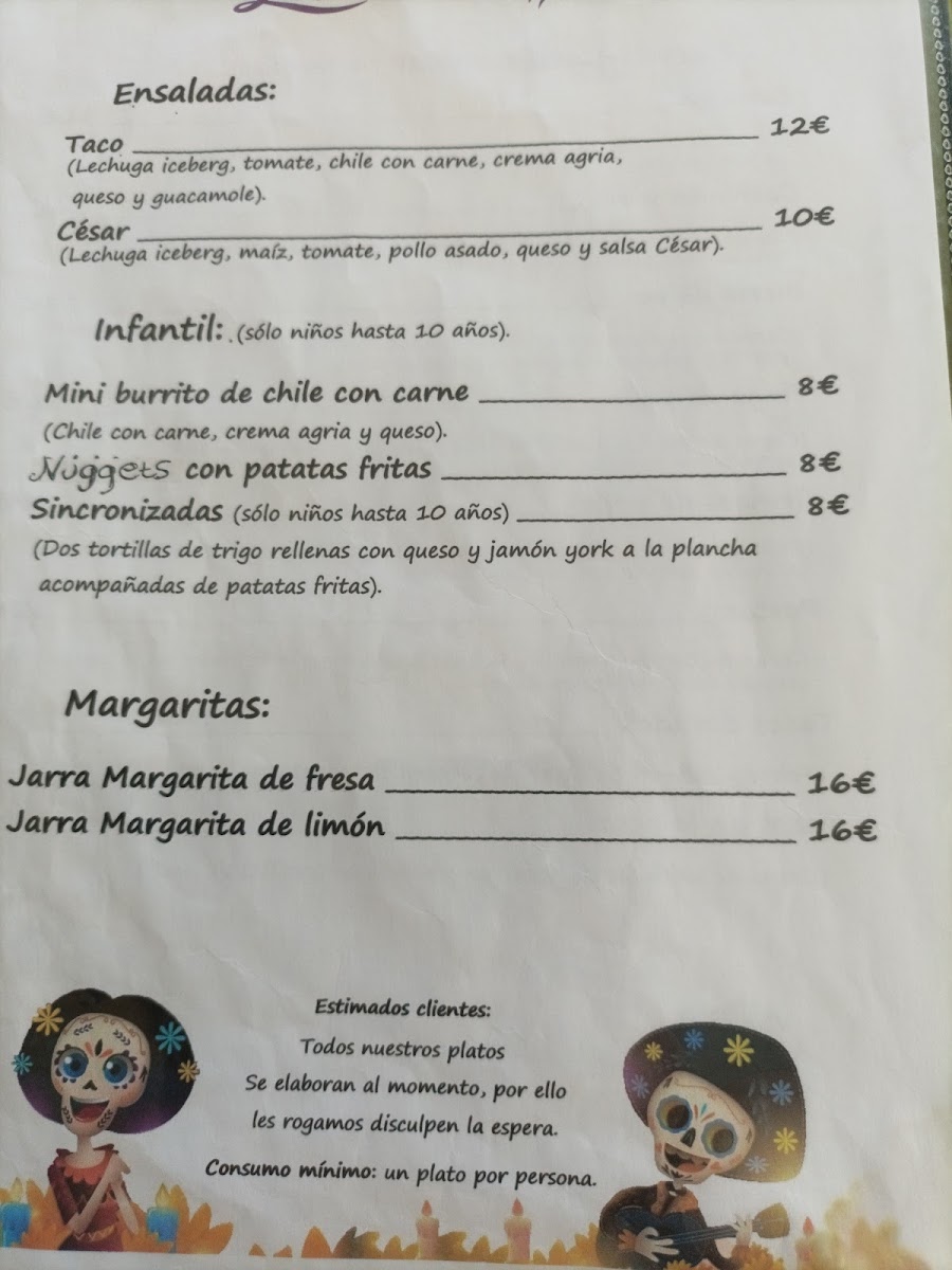 Restaurante Mexicano La Catrina Photo Menu 4