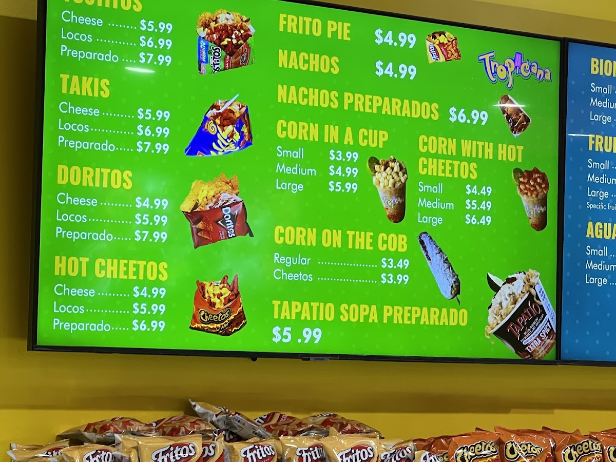 Tropicana Ice Cream Photo Menu 10