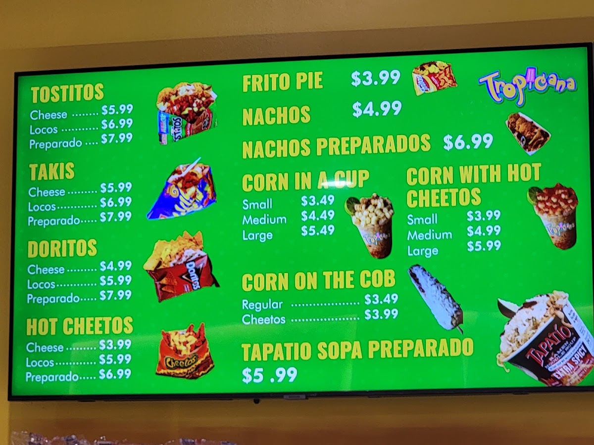 Tropicana Ice Cream Photo Menu 3