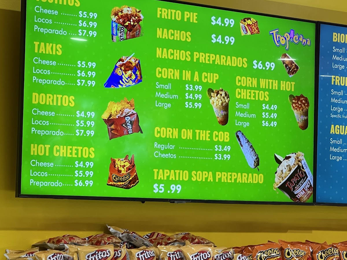 Tropicana Ice Cream Photo Menu 9