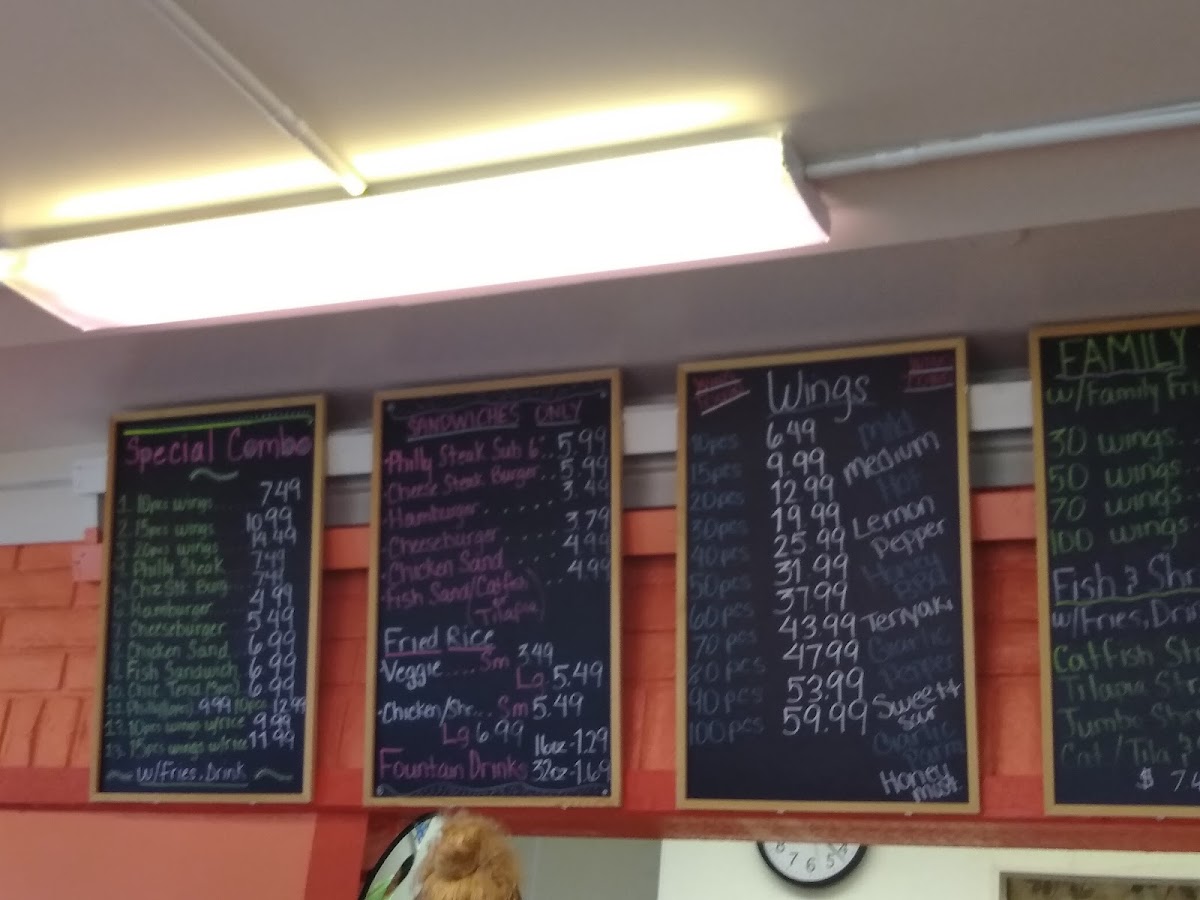 Wing Town Photo Menu 4