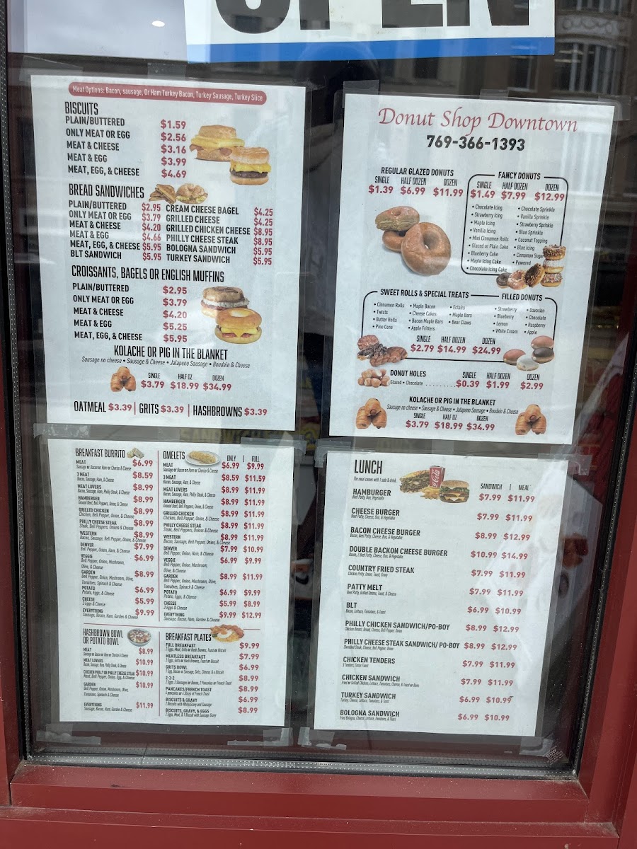 The Do-Nut Shop Cafe Photo Menu 1