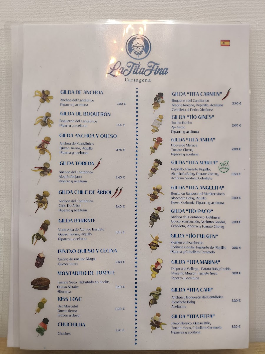 LaTitaFina Photo Menu 1
