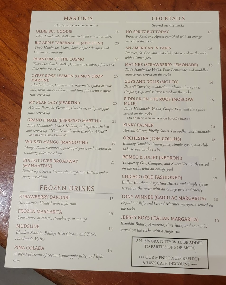 John's Pizzeria of Times Square Photo Menu 8