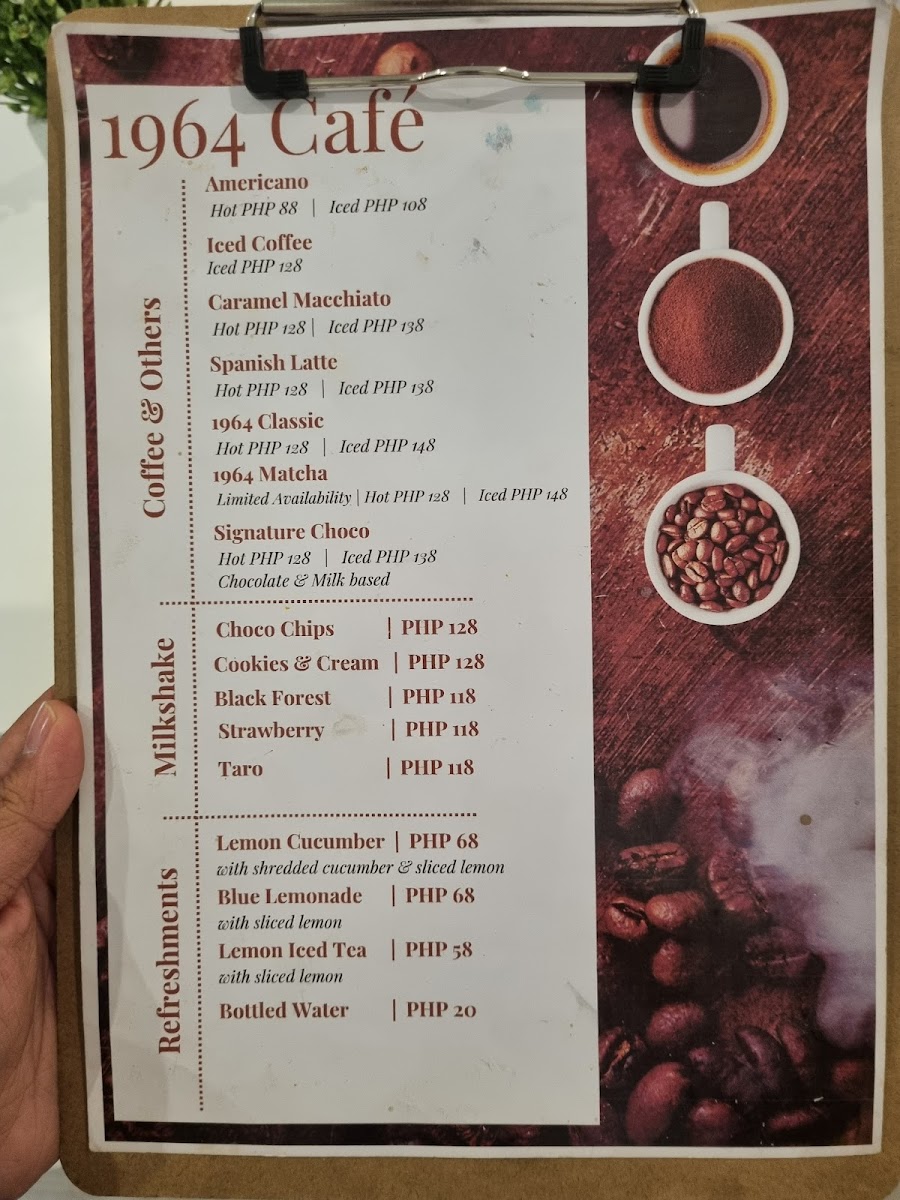 1964 Café Photo Menu 6