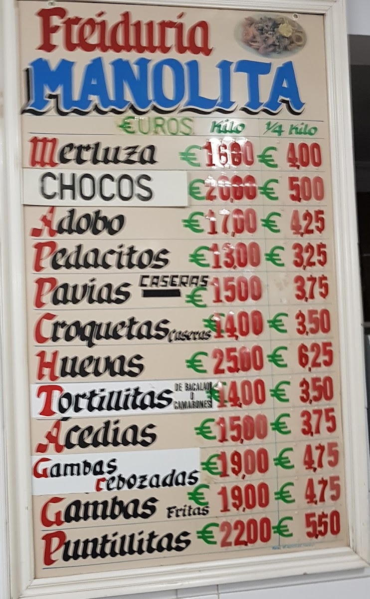 Freiduría Manolita Photo Menu 4