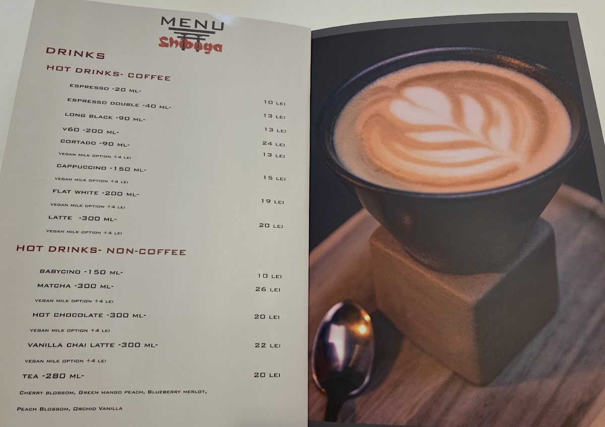 Shibuya Coffee Photo Menu 7