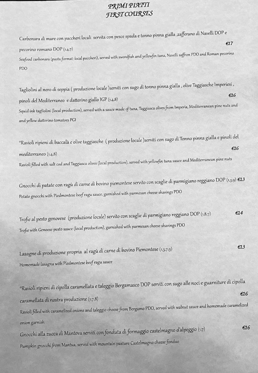 Ristorante del borgo Photo Menu 2