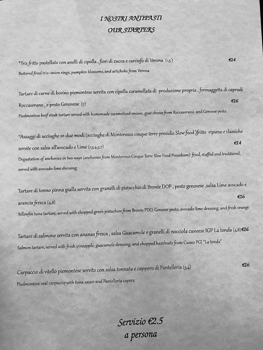 Ristorante del borgo Photo Menu 6