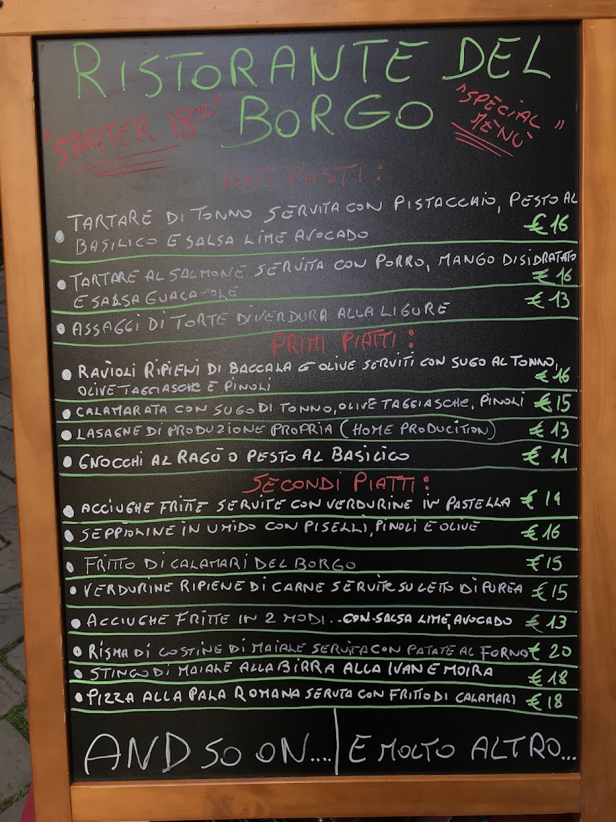 Ristorante del borgo Photo Menu 7