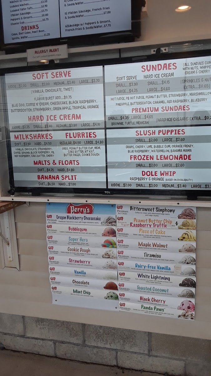 Max's Custard Photo Menu 6