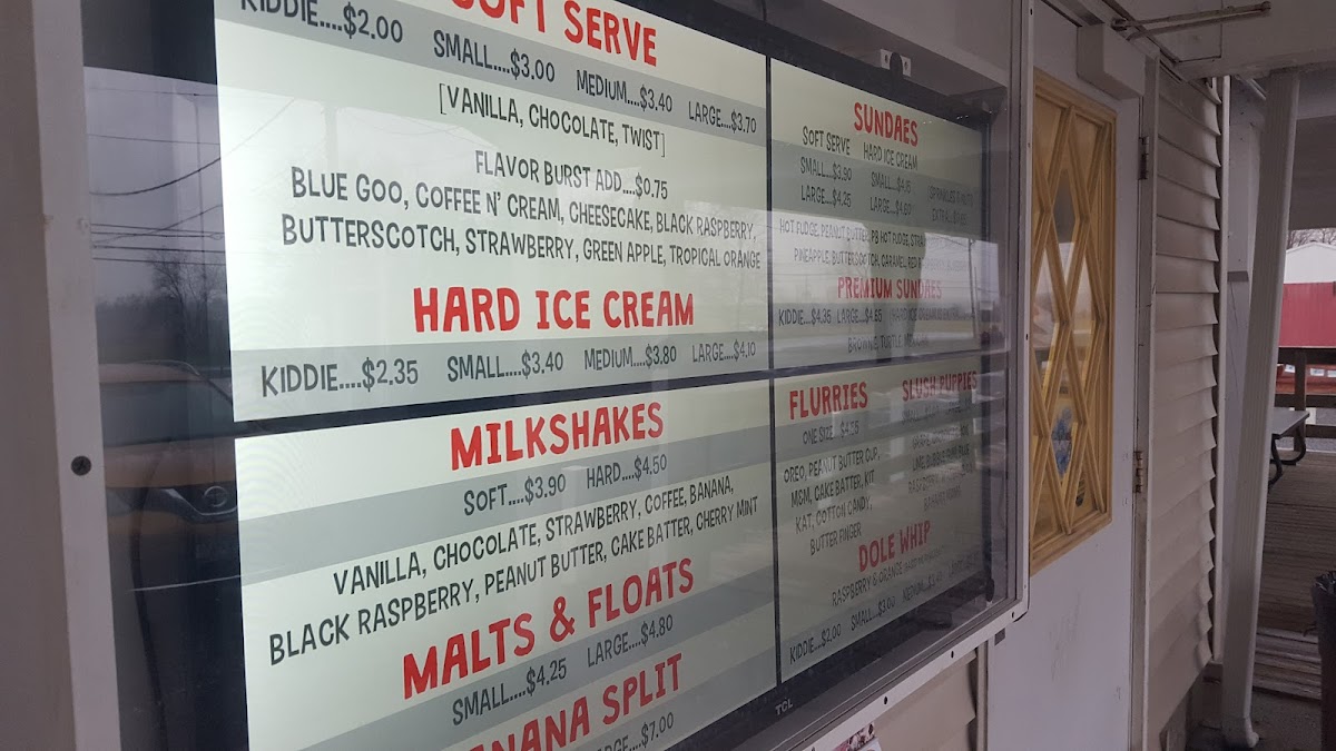 Max's Custard Photo Menu 9