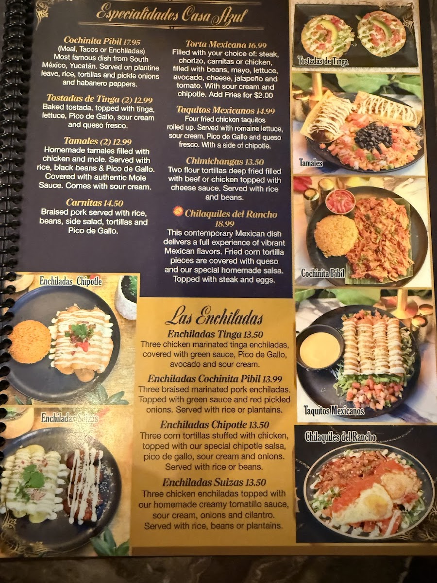 Casa Azul Mexican Kitchen Gastonia Photo Menu 10