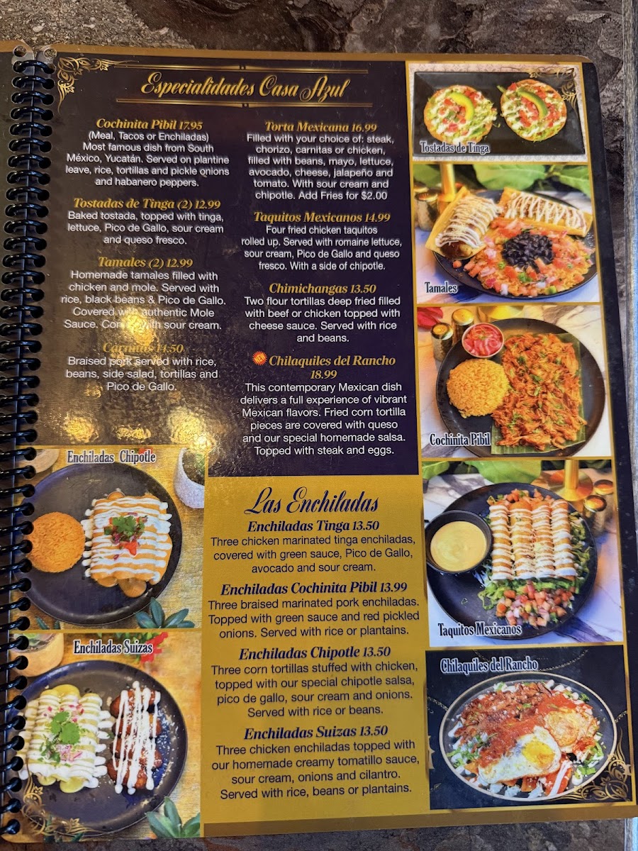 Casa Azul Mexican Kitchen Gastonia Photo Menu 5