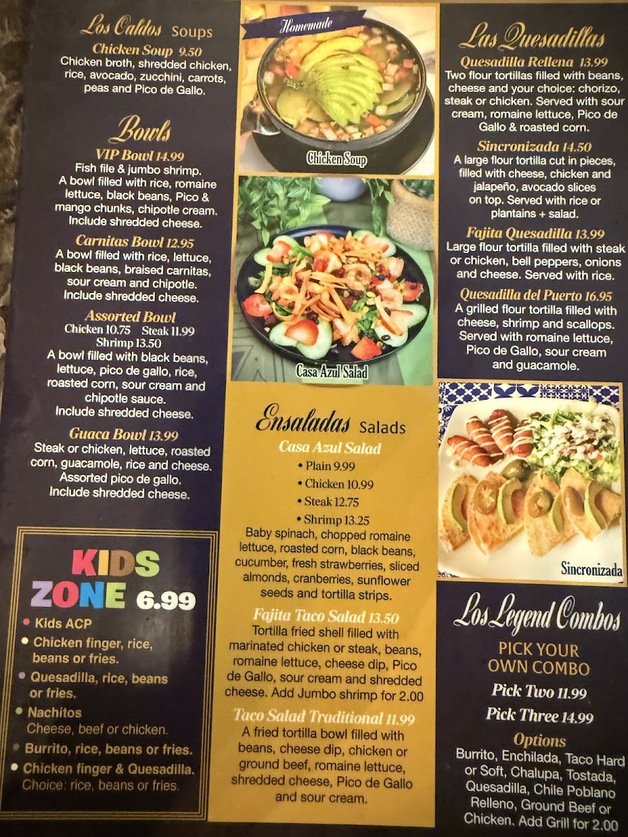 Casa Azul Mexican Kitchen Gastonia Photo Menu 6