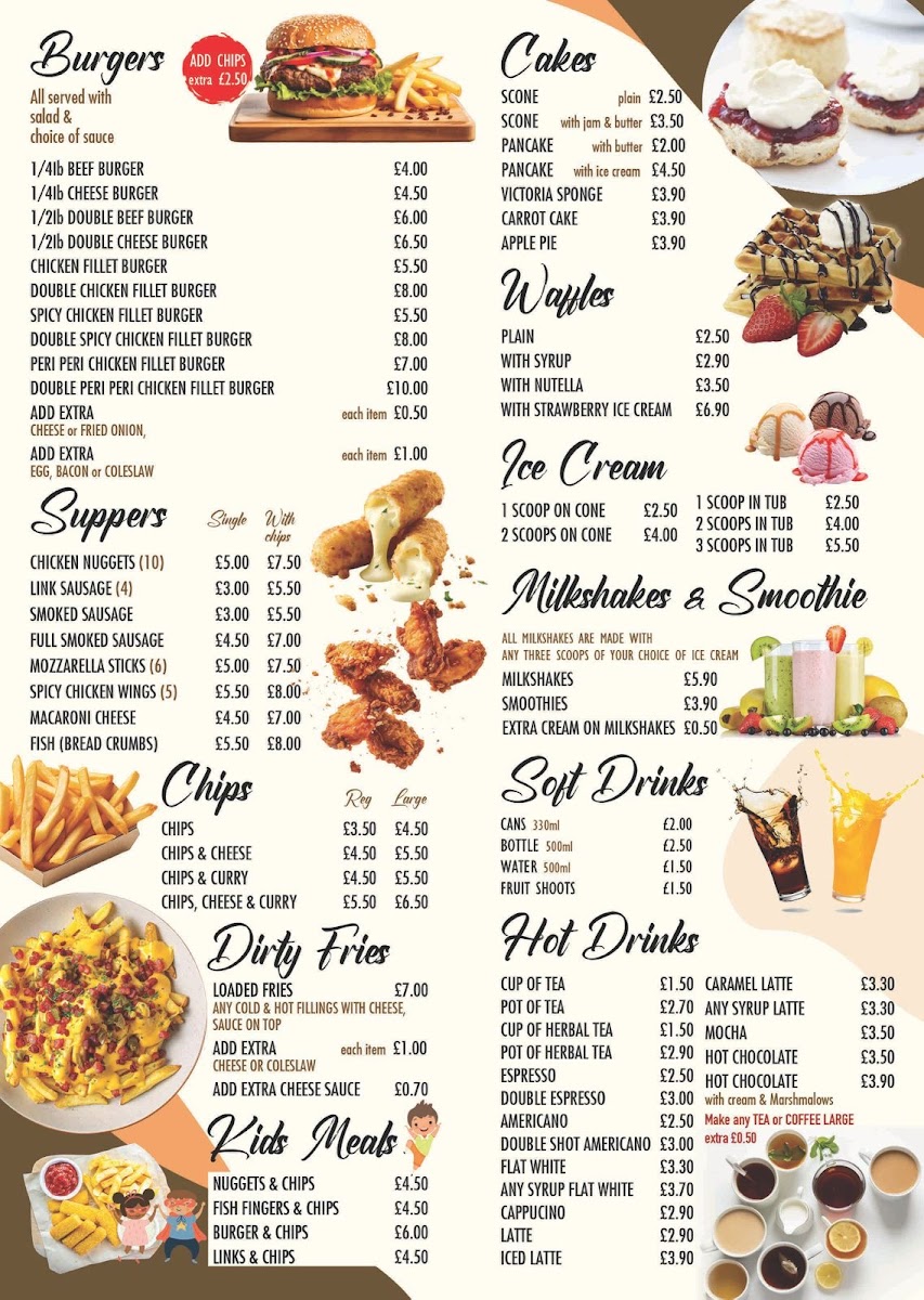 Café Ben ’n’ Sen Photo Menu 1