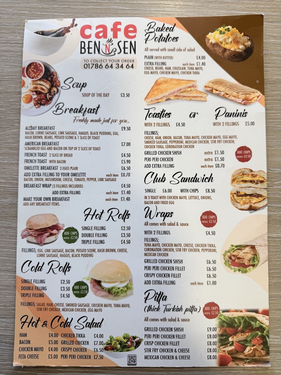 Café Ben ’n’ Sen Photo Menu 4