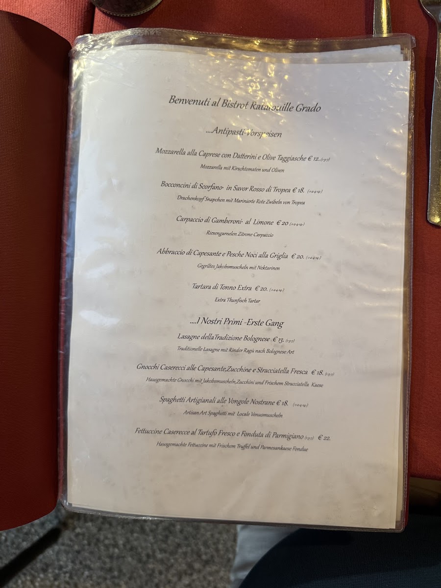 Bistrot Ratatouille Photo Menu 5