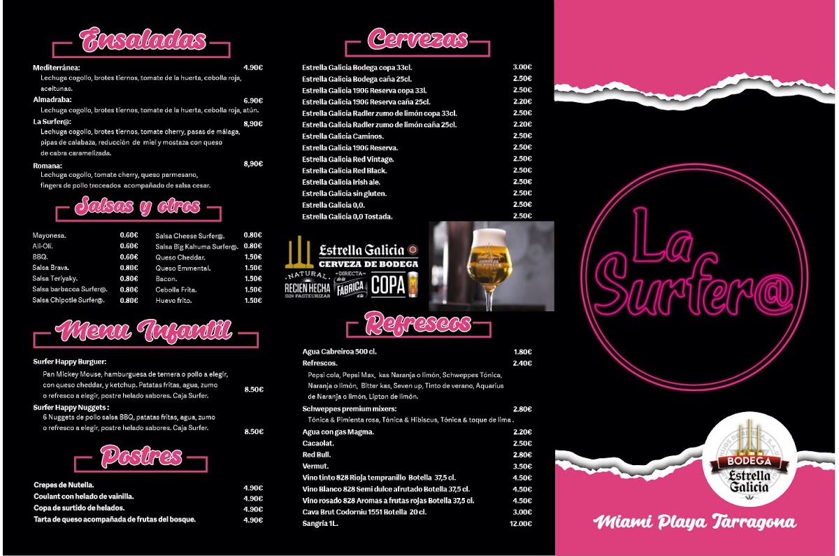 Restaurante Hamburguesería La Surfer@ Photo Menu 2