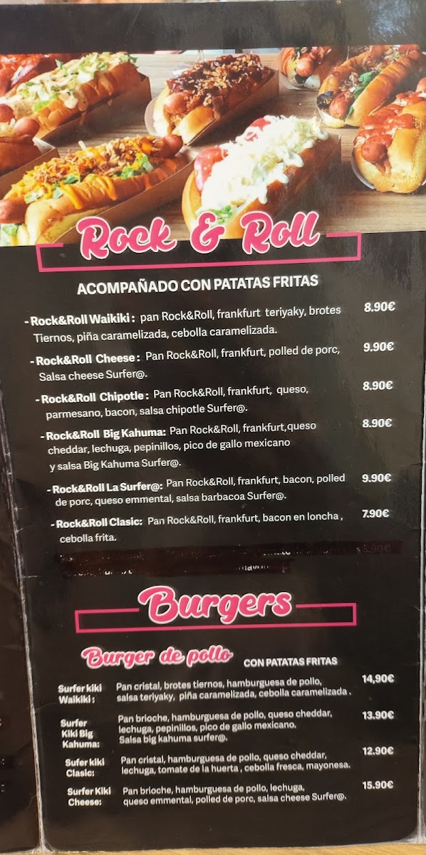 Restaurante Hamburguesería La Surfer@ Photo Menu 3