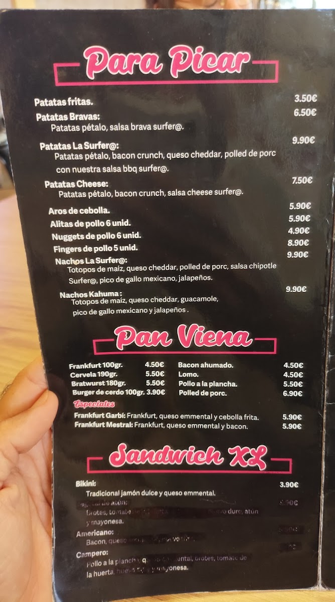 Restaurante Hamburguesería La Surfer@ Photo Menu 5