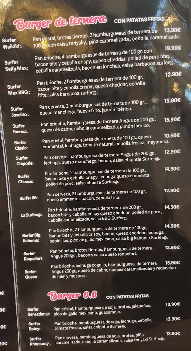 Restaurante Hamburguesería La Surfer@ Photo Menu 6