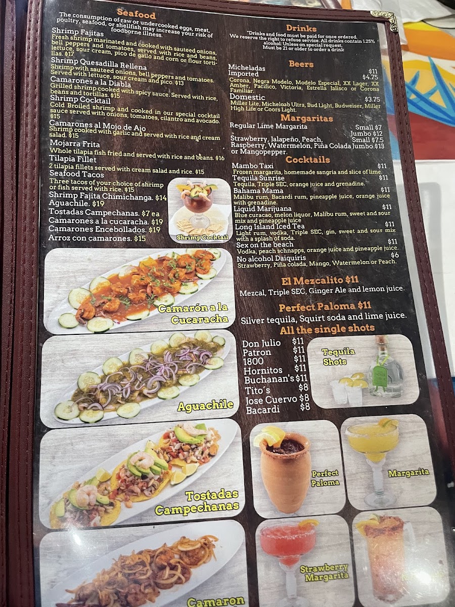 El Mezcal Mexican Grill Photo Menu 1
