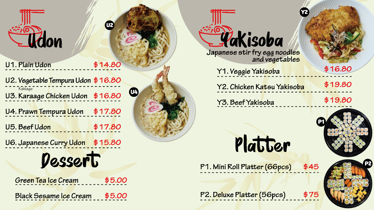 Sora Sushi Japanese Cuisine Photo Menu 2