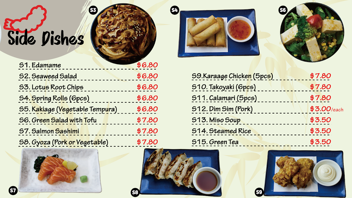 Sora Sushi Japanese Cuisine Photo Menu 3